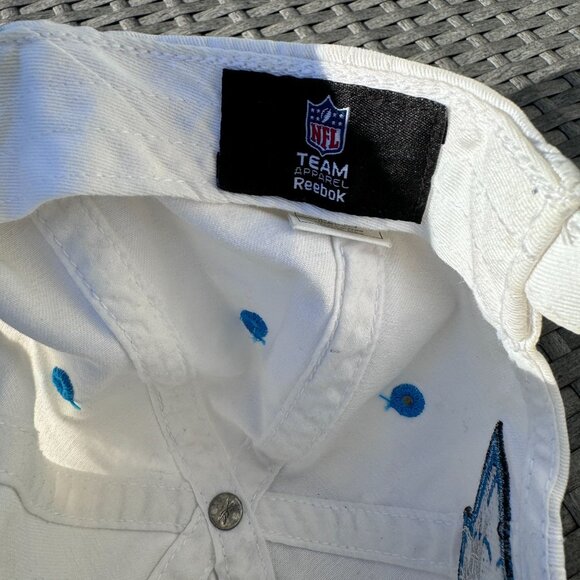 Vintage 90s Reebok Carolina Panthers NFL Adjustable Snapback‎ Cap Hat Rare - Picture 4 of 8
